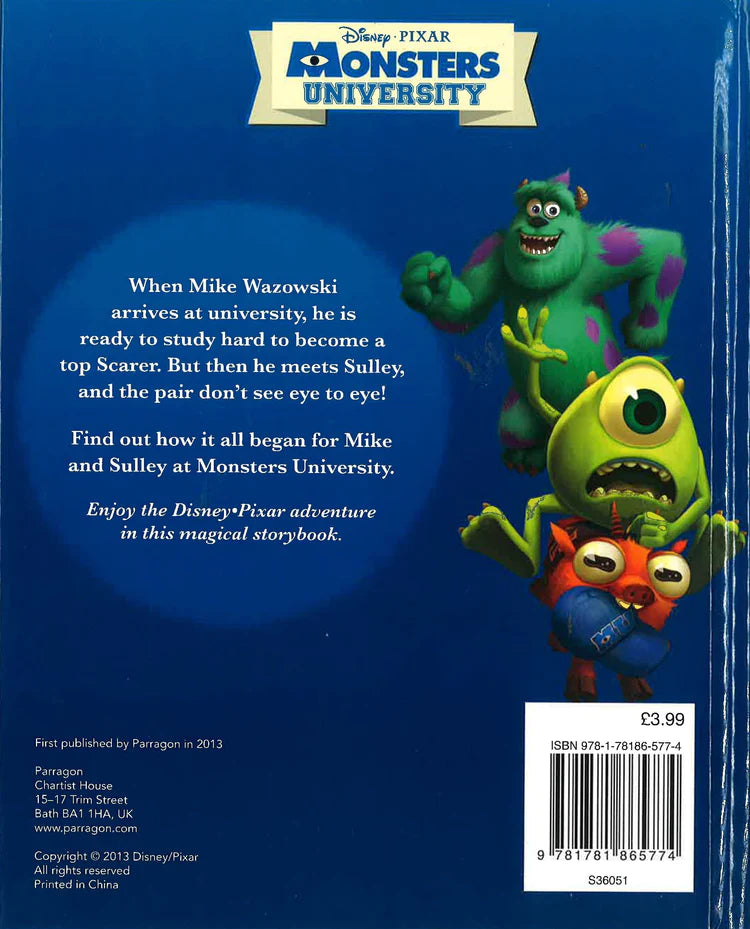 Disney Pixar - Monsters University - Spectrawide Bookstore