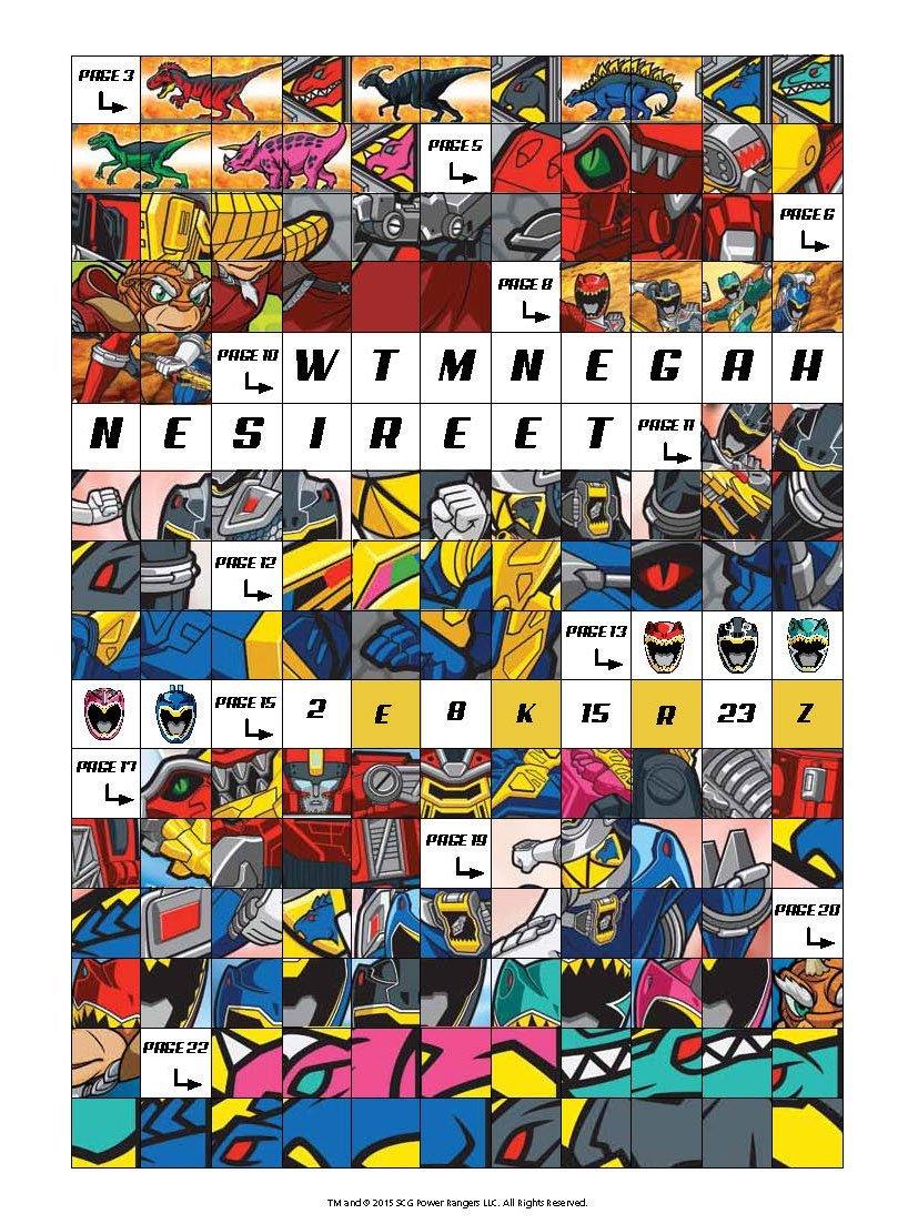 Power Rangers Dino Charge - 1001 Stickers - Spectrawide Bookstore