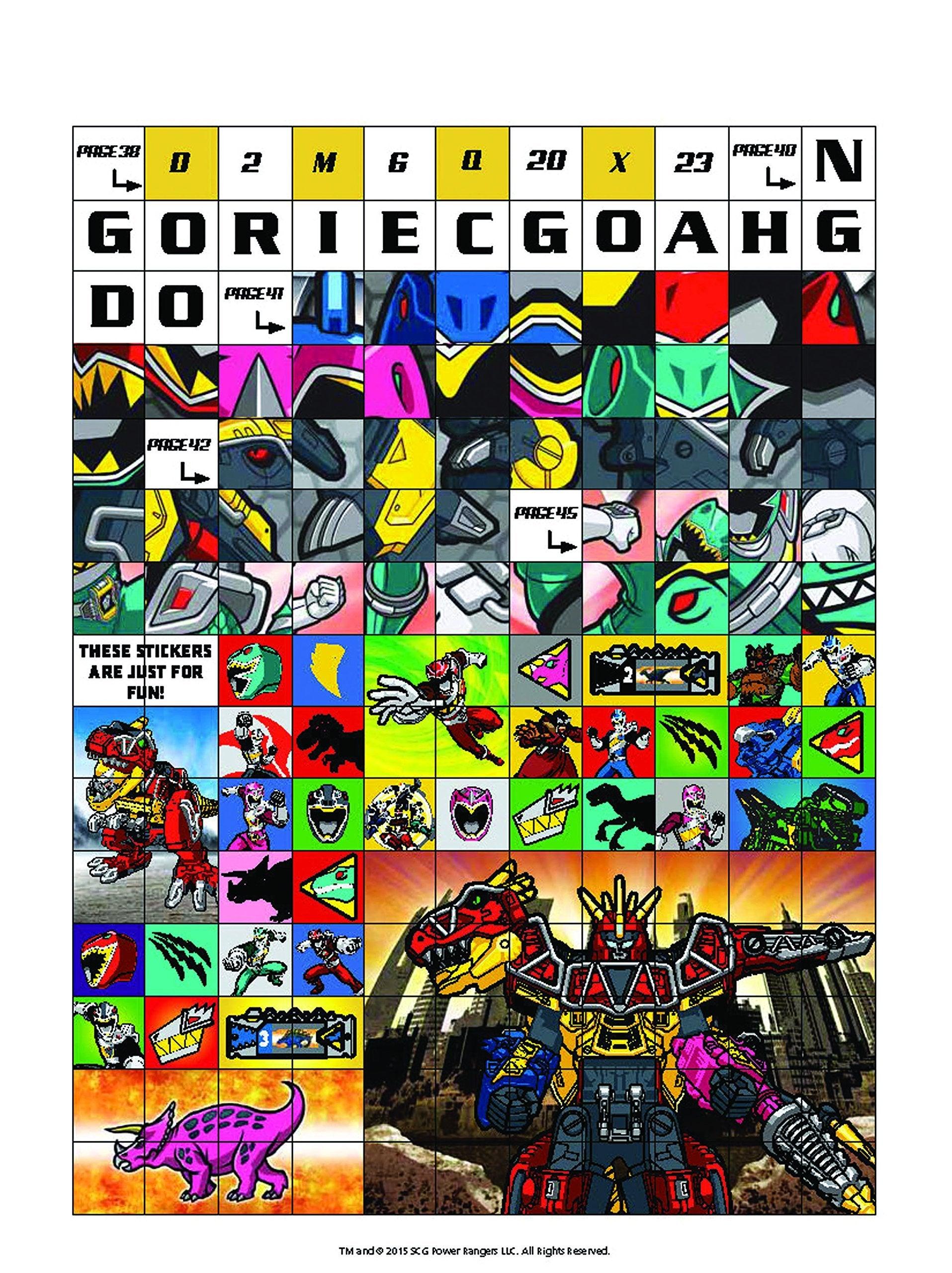 Power Rangers Dino Charge - 1001 Stickers - Spectrawide Bookstore