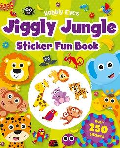 Jiggly Jungle Animals Sticker Fun Bk 250+ stkrs - Spectrawide Bookstore