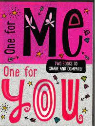 ONE FOR ME/ONE FOR YOU - Spectrawide Bookstore