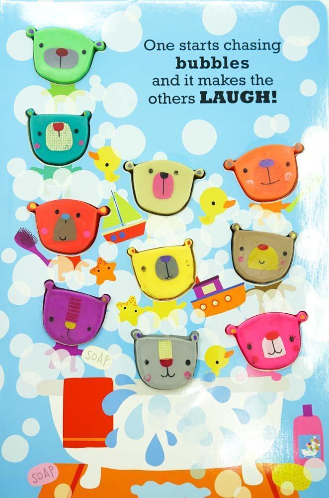 Ten Little Teddy Bears Splashing in the Bath - Counting Book - Spectrawide Bookstore