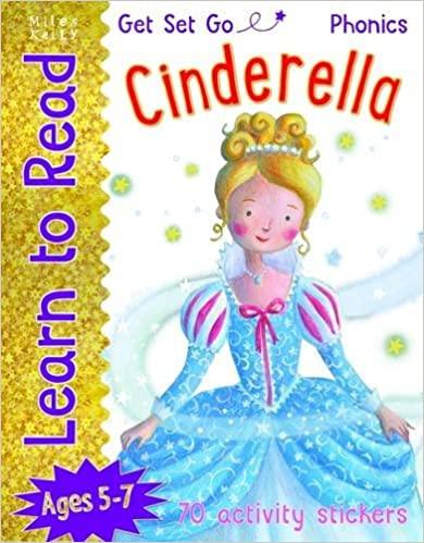 Learn To Read-Cinderella-Get Set Go Phonics-70 Activity Stickers-Ages 5-7 - Spectrawide Bookstore