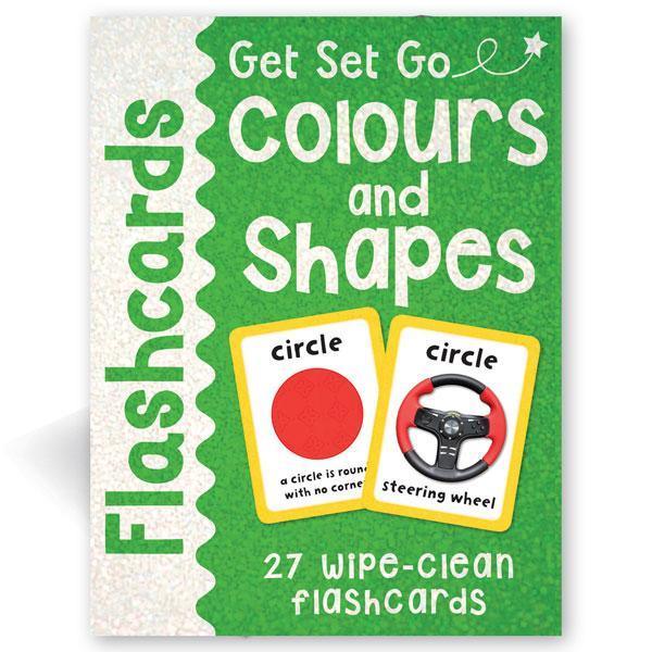 GET SET GO FLASHCARDS - COLOURS & SHAPES - Spectrawide Bookstore