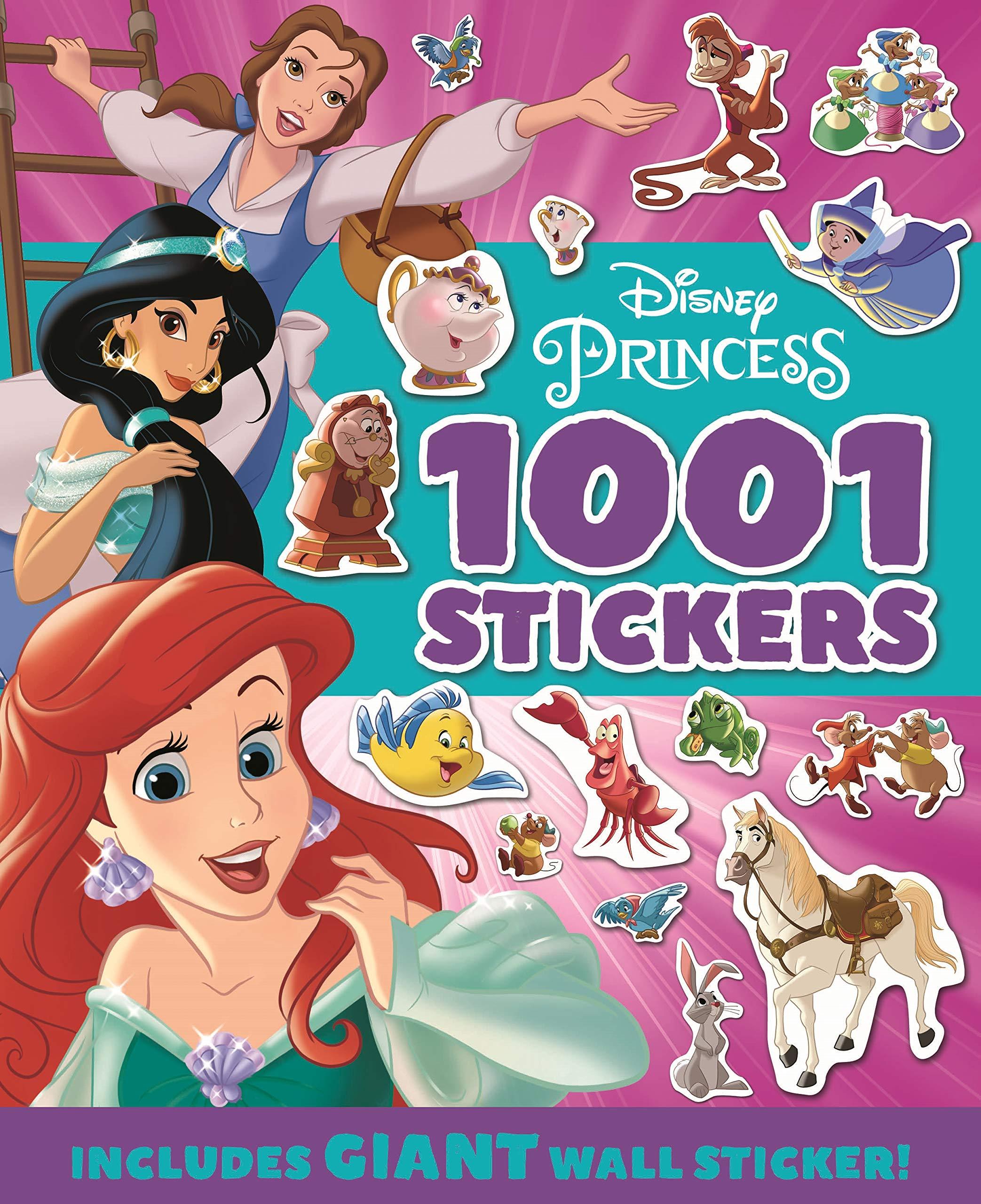 Disney Princess - 1001 Stickers - Includes Giant Wall Sticker - Spectrawide Bookstore