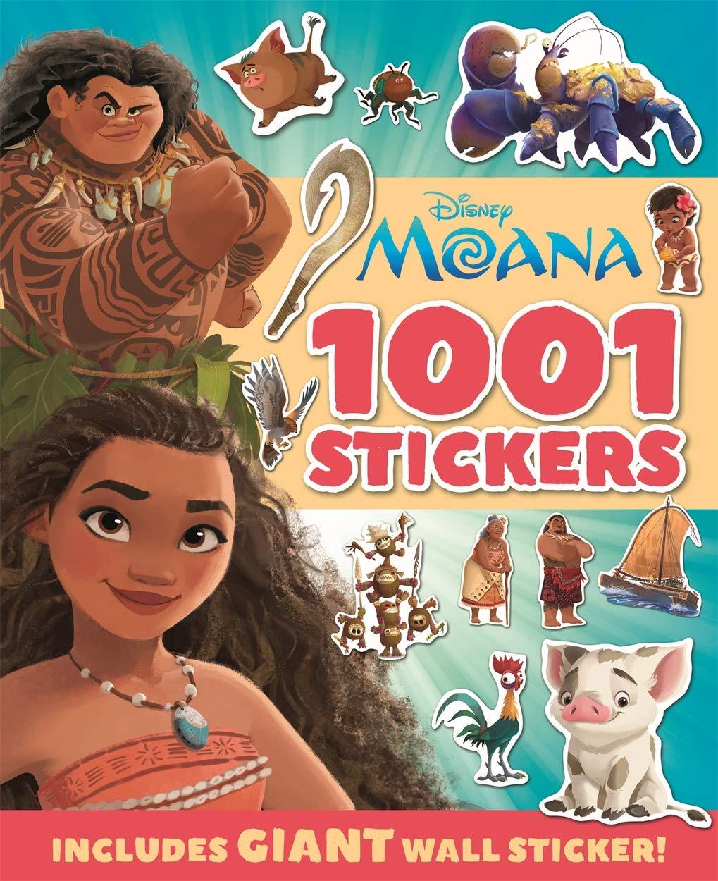 Disney Moana 1001 Stickers - Includes Giant Wall Sticker - Spectrawide Bookstore