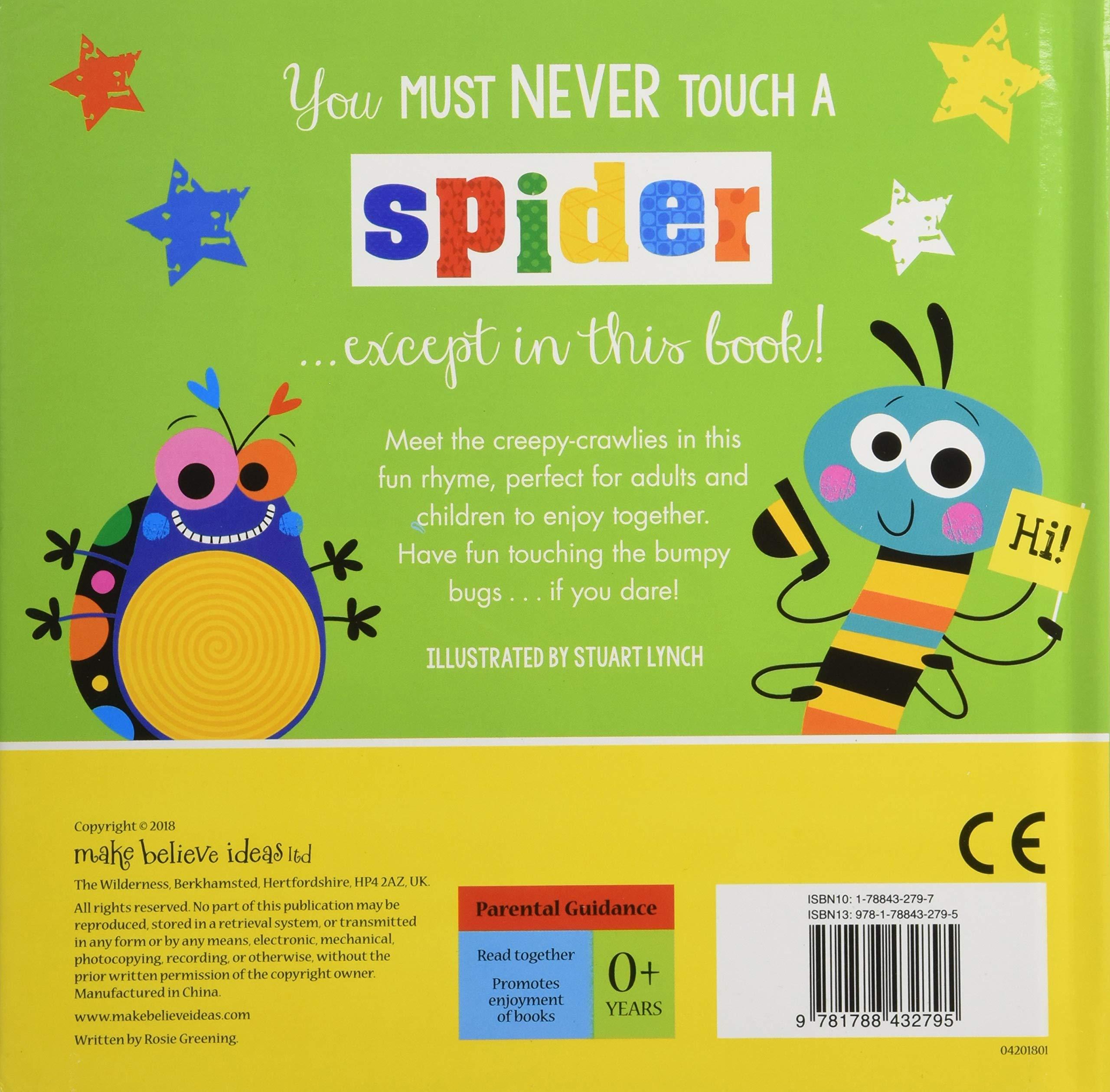 Never Touch A Spider - Board book - Spectrawide Bookstore