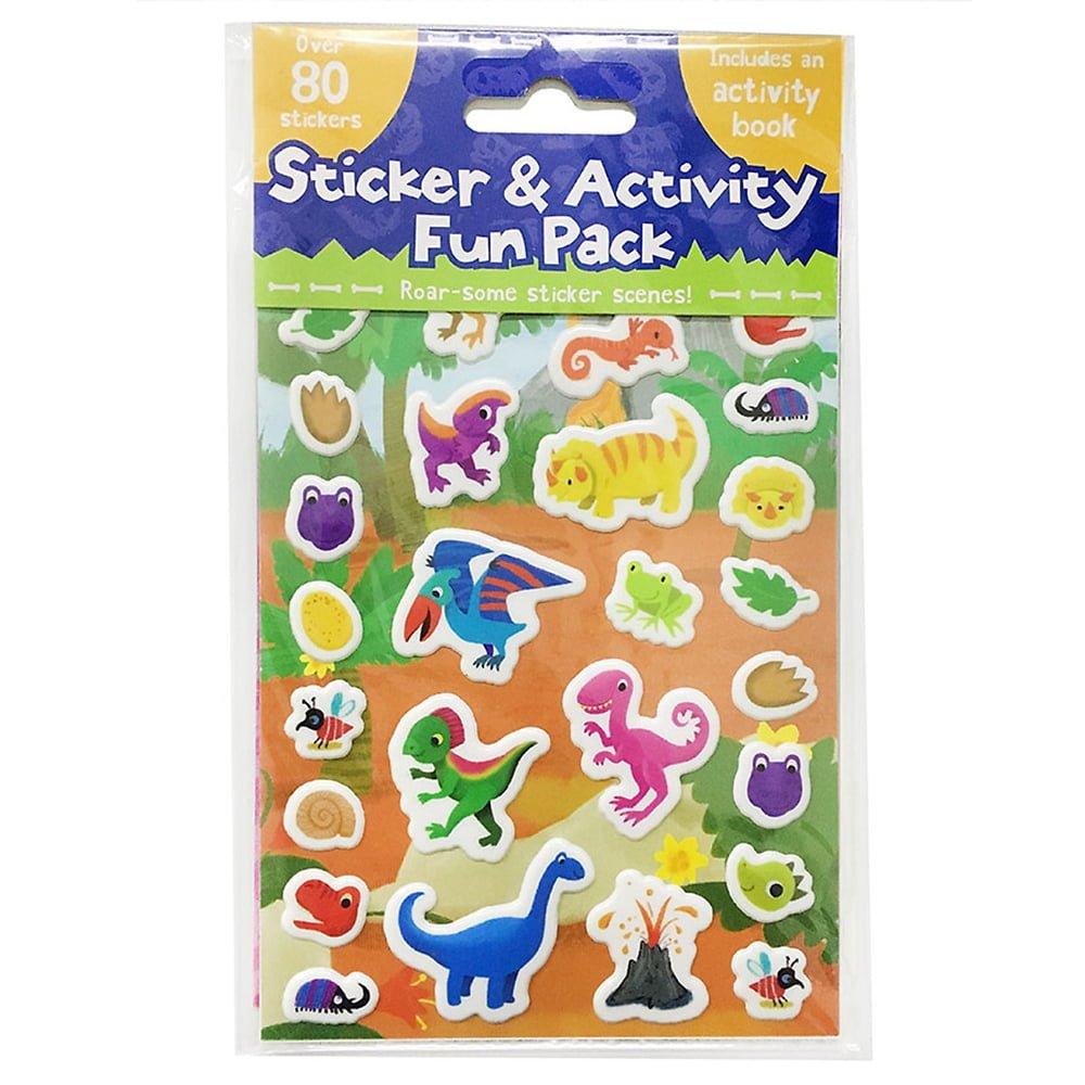 Sticker & Activity Fun Pack Roar-some Sticker Scenes! with My Dinosaur Activity Book - Spectrawide Bookstore