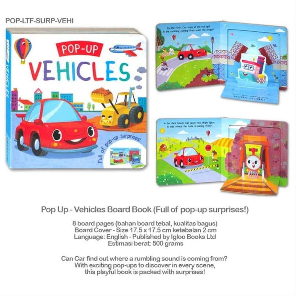 Pop Up Vehicles-Full Of Pop-Up Surprises - Spectrawide Bookstore