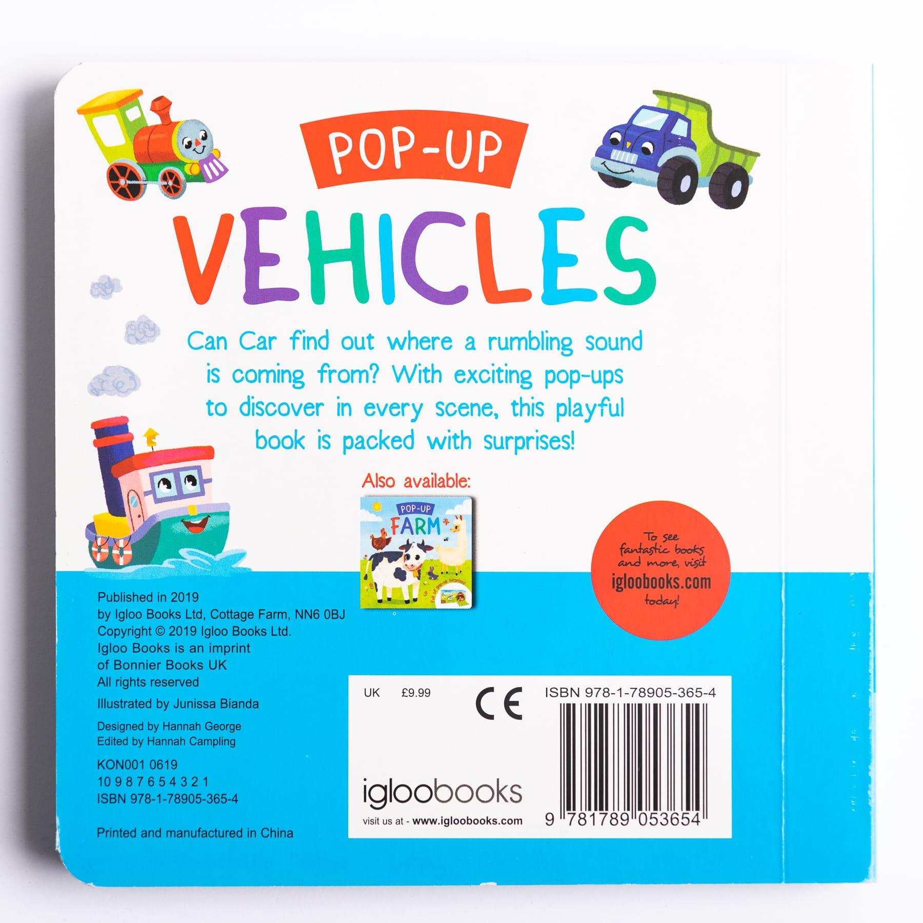 Pop Up Vehicles-Full Of Pop-Up Surprises - Spectrawide Bookstore