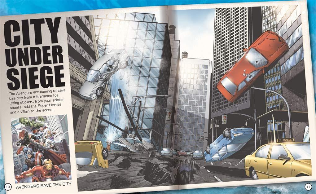 Marvel Avengers 1001 Stickers - Includes Giant Wall Sticker! - Spectrawide Bookstore