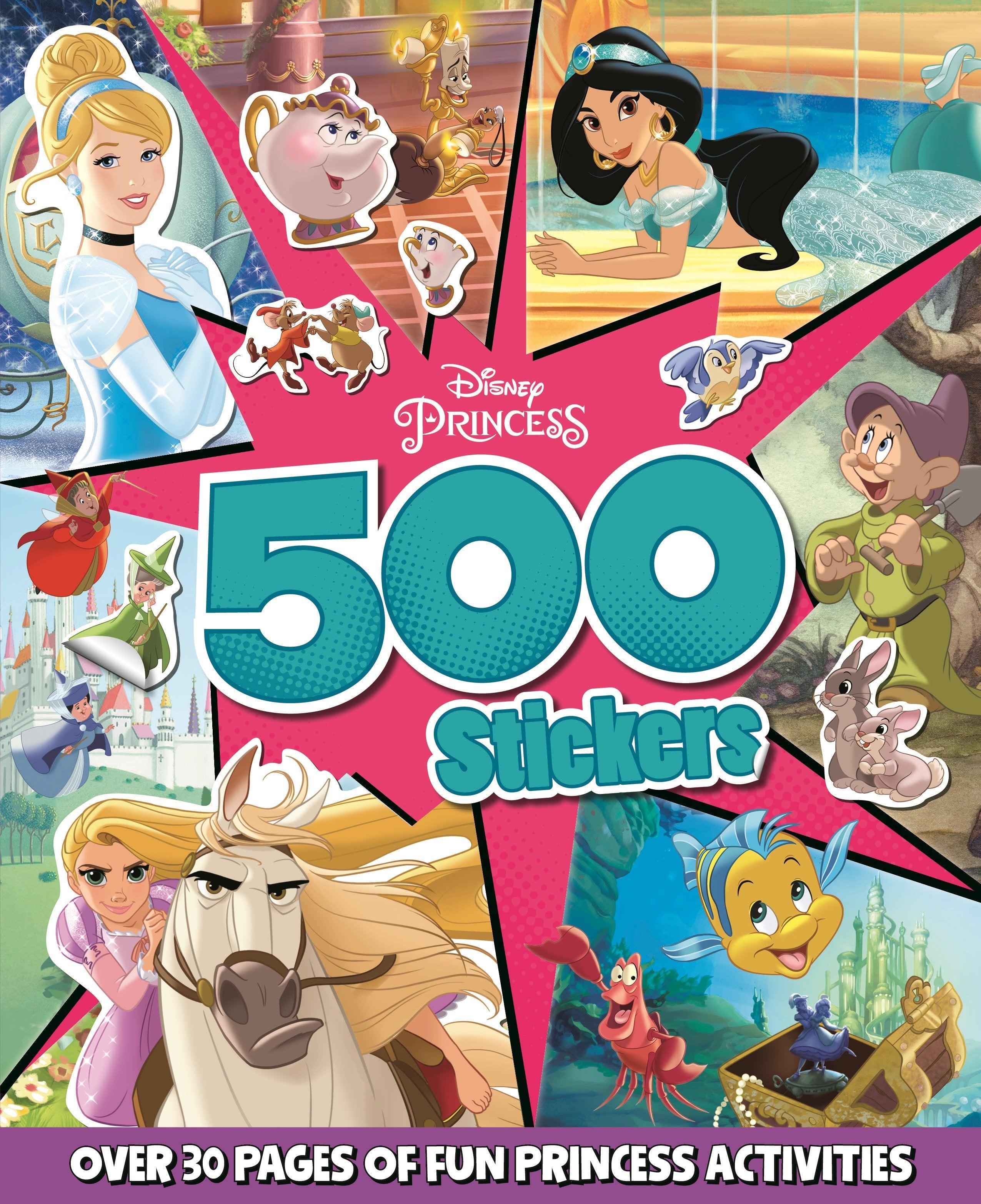 Disney Princess 500 Stickers Over 30 Pages of Fun Princess Activites - Spectrawide Bookstore