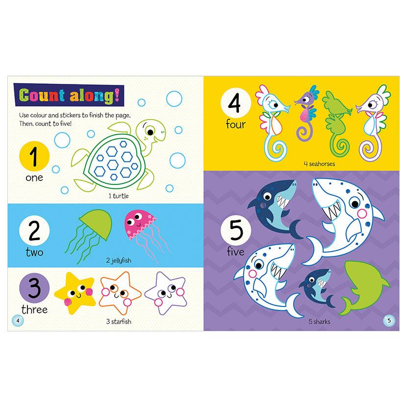 Never Touch a Shark! - Sticker Activity Book - Spectrawide Bookstore