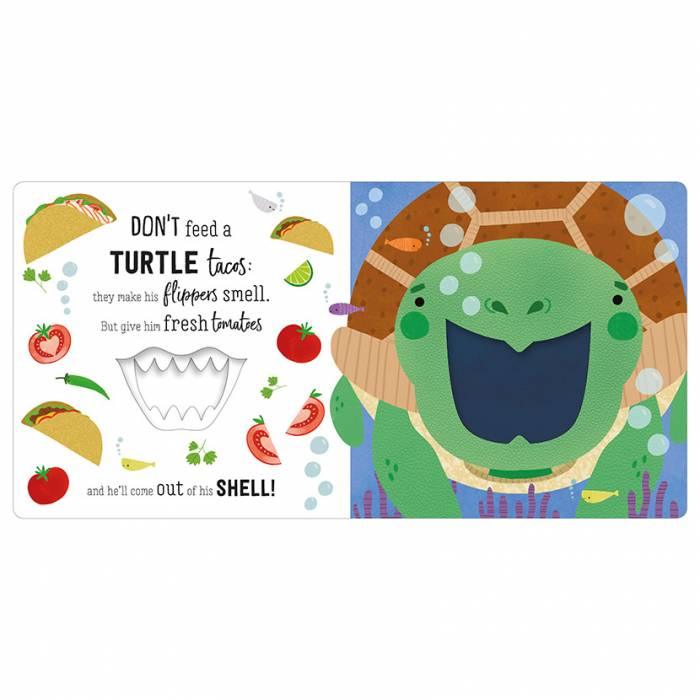 Board Book Don't Feed the Shark (die-cut mouth holes throughout) - Spectrawide Bookstore