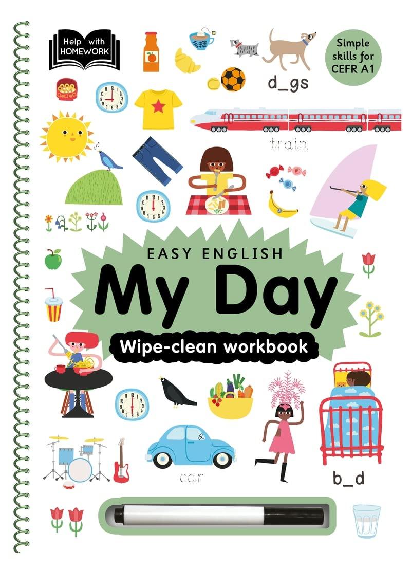 Help with Homework 3+ - Easy English My Day - Wipe-clean Workbook - Spectrawide Bookstore