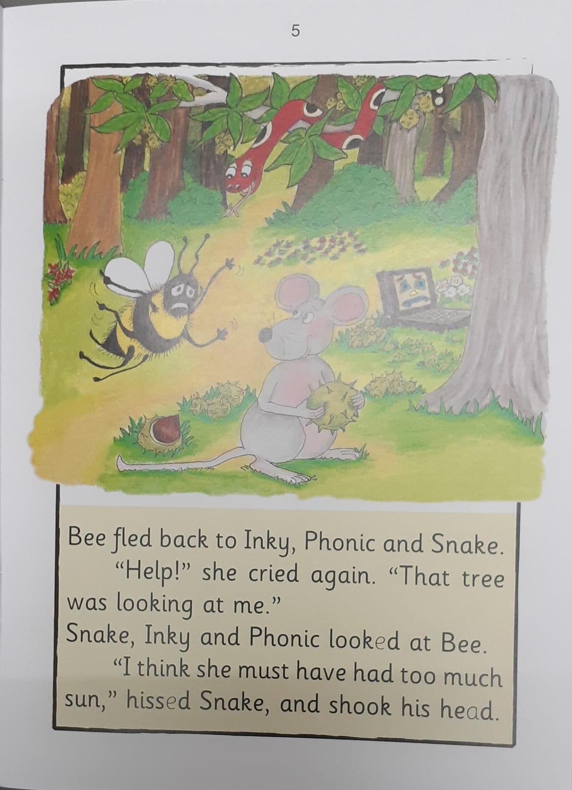 Jolly Phonics - The Tree That Blinked (Inky Mouse & Friends) - Spectrawide Bookstore