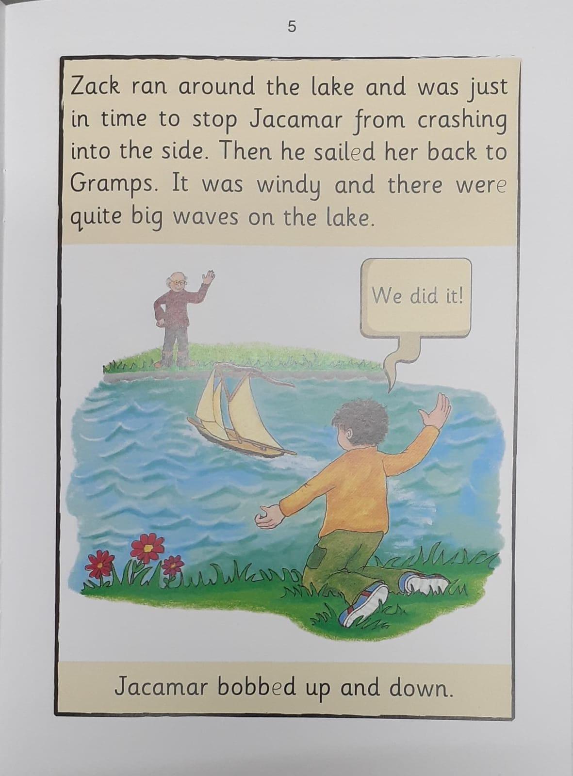 Jolly Phonics - The Model Boat (Inky Mouse & Friends) - Spectrawide Bookstore