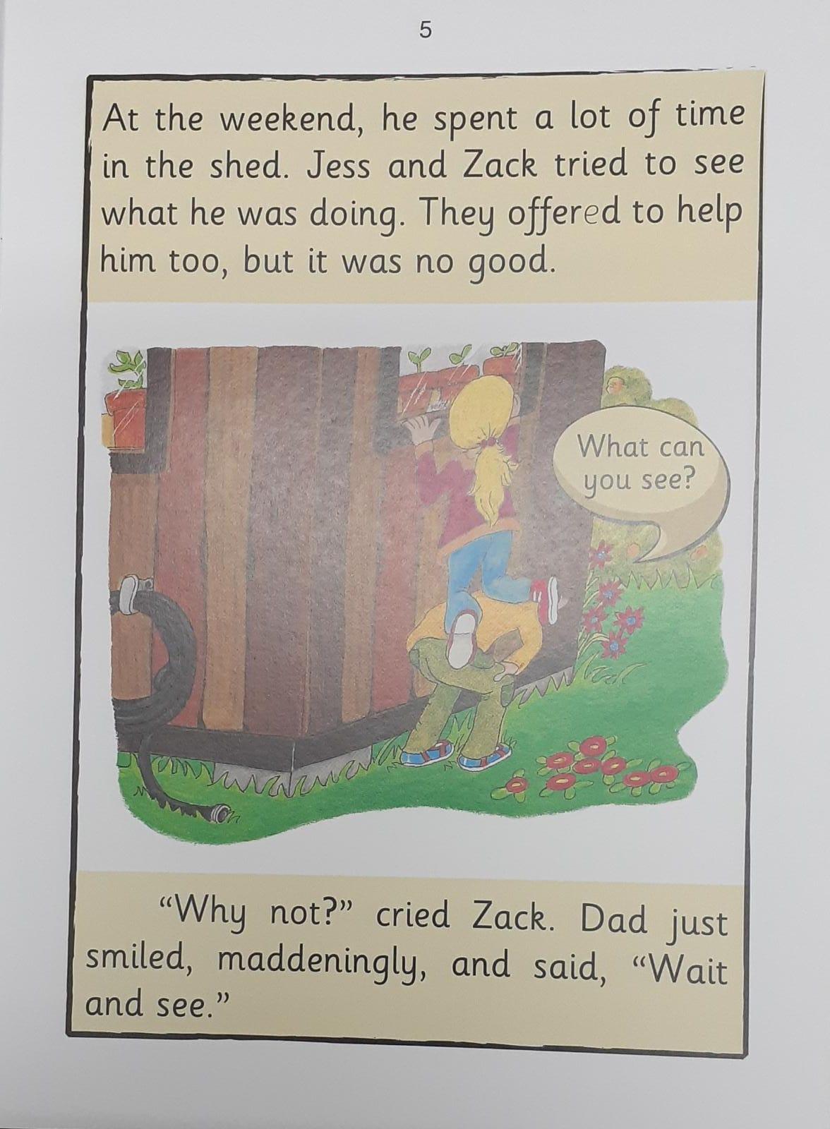 Jolly Phonics - Wait and See! (Inky Mouse & Friends) - Spectrawide Bookstore