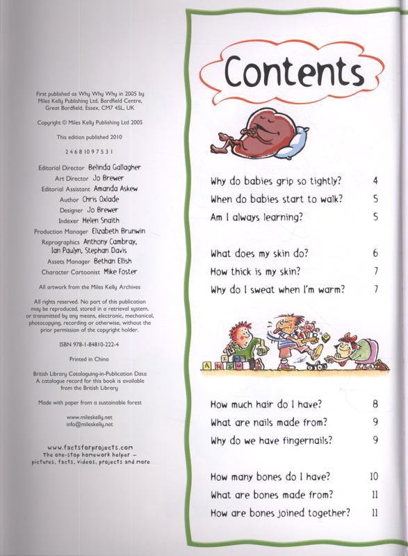 Miles Kelly - Human Body: Why Do Knees Bend? ( First Questions and Answers) - Spectrawide Bookstore