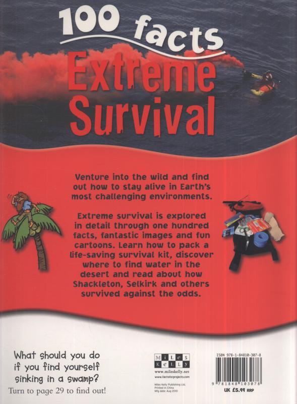 100 Facts - Extreme Survival - Spectrawide Bookstore