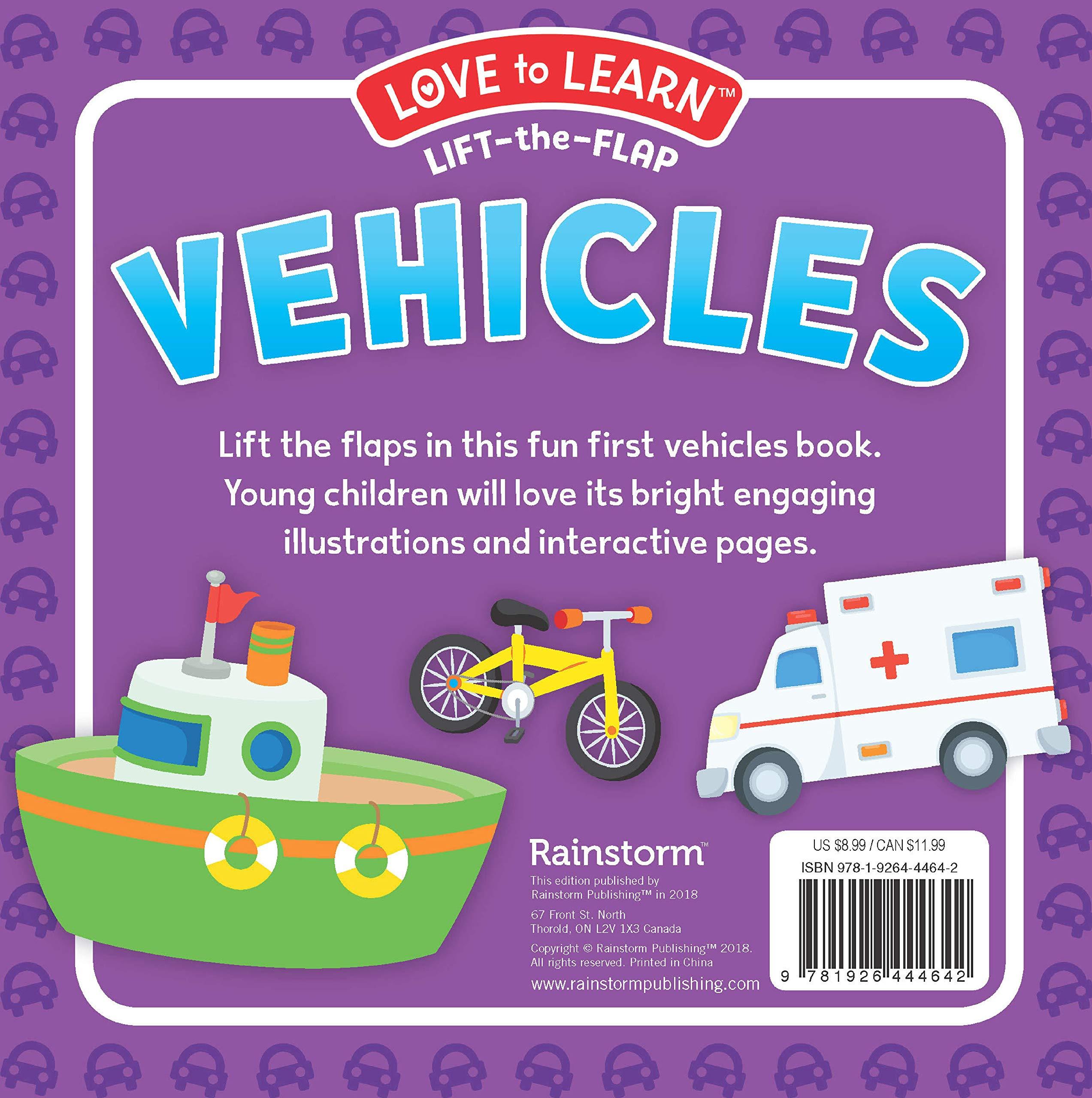 Learn to Learn - Vehicles - Lift-the-Flap - Spectrawide Bookstore