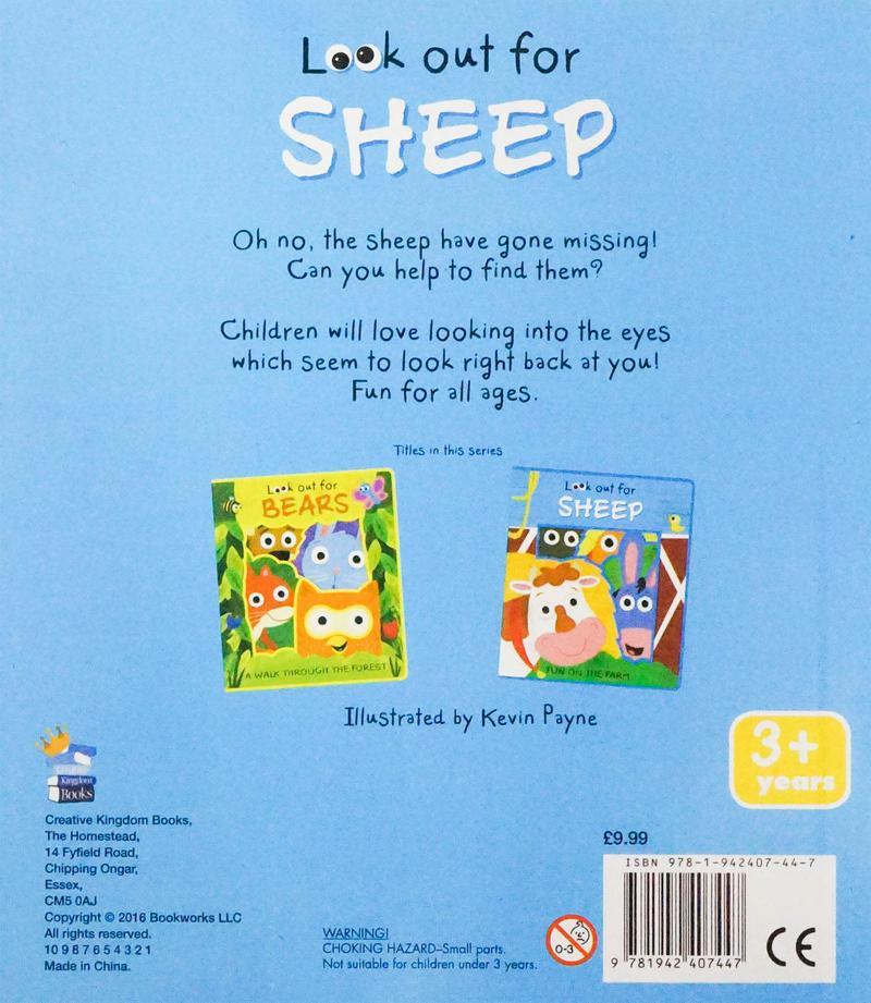 Look out for Sheep Fun On The Farm - Foam Book with Googly Eyes - Spectrawide Bookstore