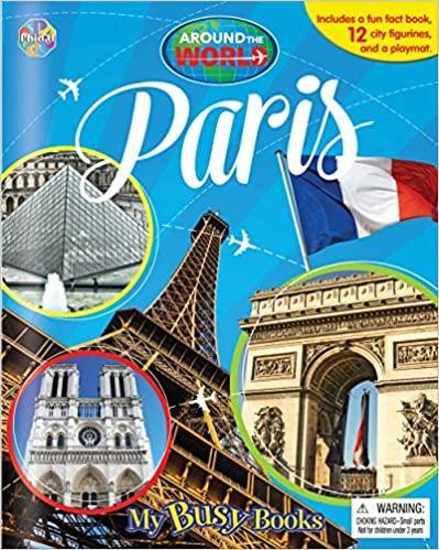 My Busy Books PARIS-Around The World (includes a fun fact board book with 12 city figurines) - Spectrawide Bookstore