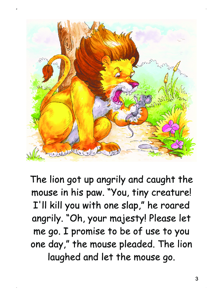 Tales From Panchatantra - The Lion and the Mouse Tit for Tat The Pigeons and the Mouse - Spectrawide Bookstore