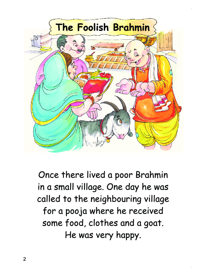 Tales From Panchatantra - The Foolish Brahmin The Donkey With no Brain He Who Goes, Gets! - Spectrawide Bookstore