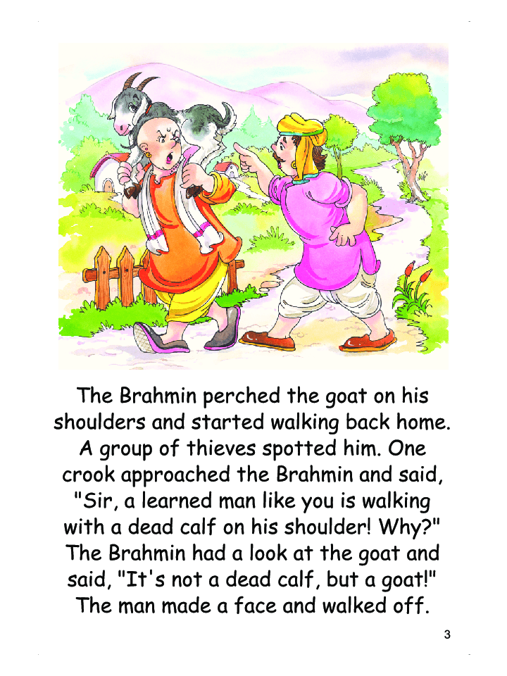 Tales From Panchatantra - The Foolish Brahmin The Donkey With no Brain He Who Goes, Gets! - Spectrawide Bookstore
