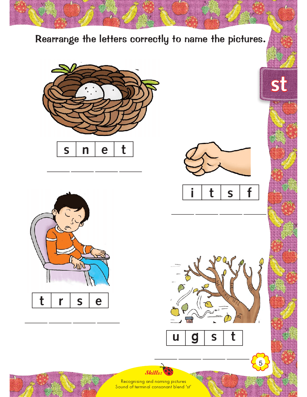 Increase Phonological Awareness - Phonics Workbook 4 - Spectrawide Bookstore