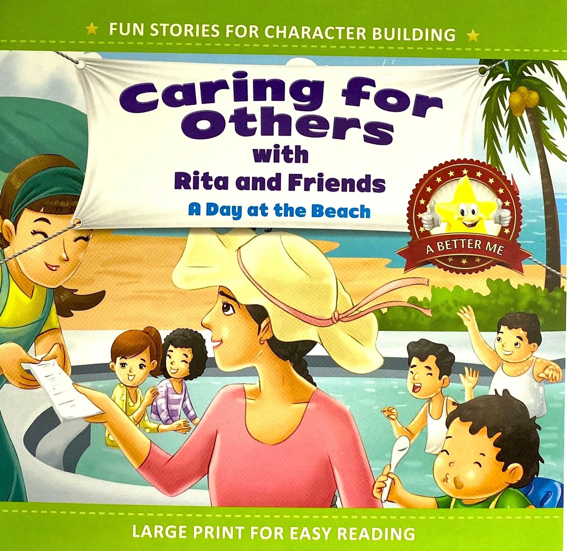 Fun Stories For Character Building-Caring for Others With Rita and Friends A Day at the Beach - Spectrawide Bookstore