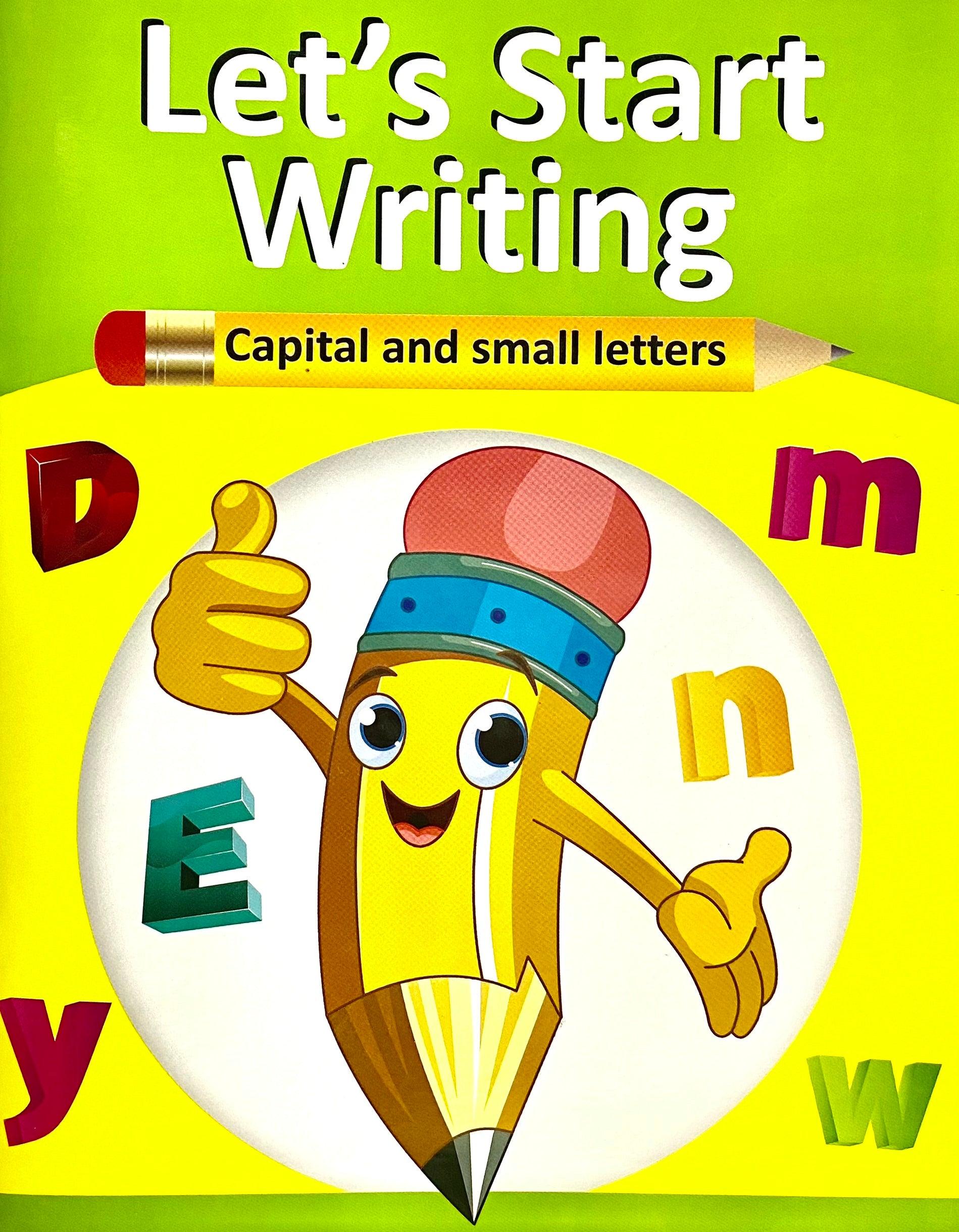 Let's Start Writing Capital and Small Letters - Spectrawide Bookstore