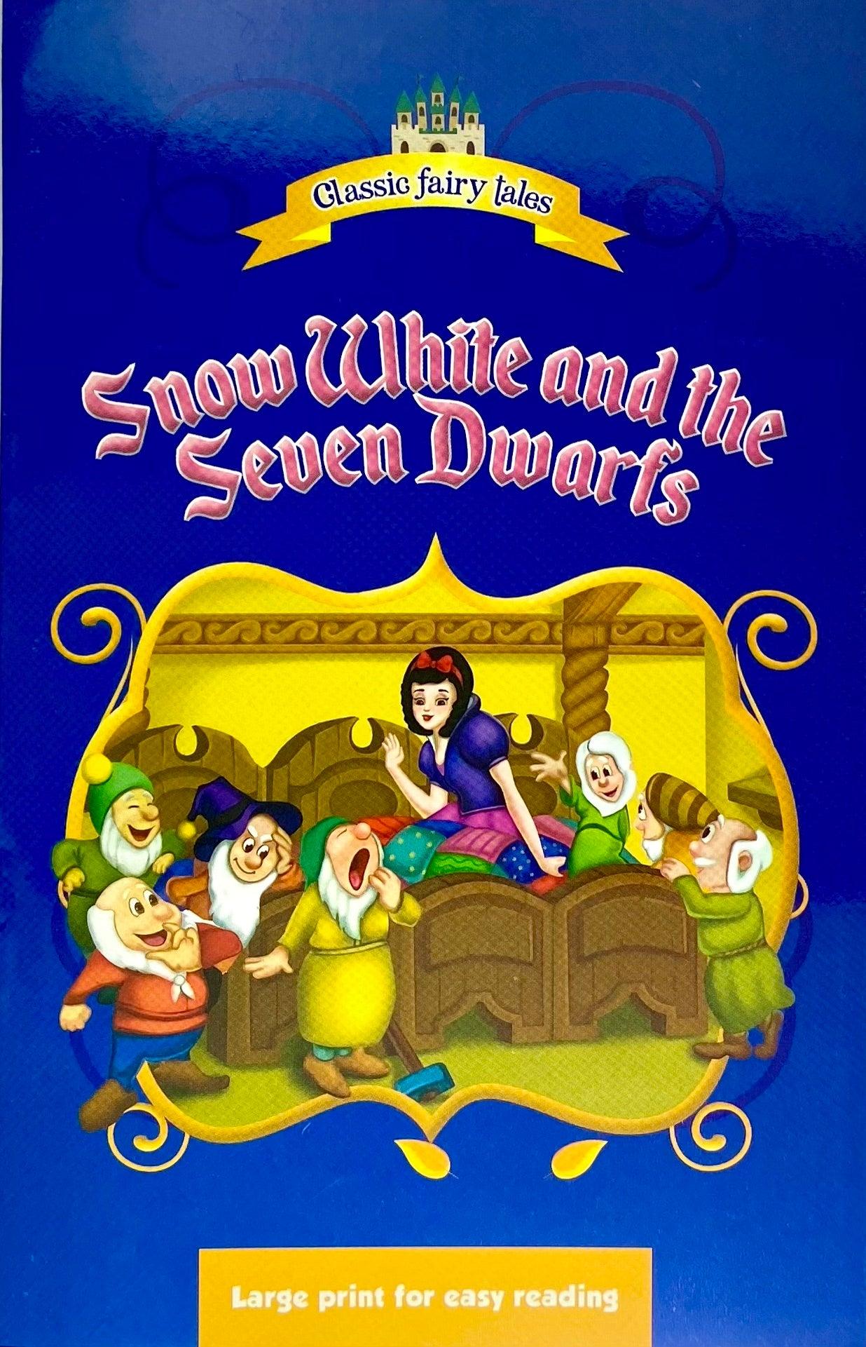 Classic Fairy Tales-Snow White and the Seven Dwarfs- Large Print For Easy reading - Spectrawide Bookstore