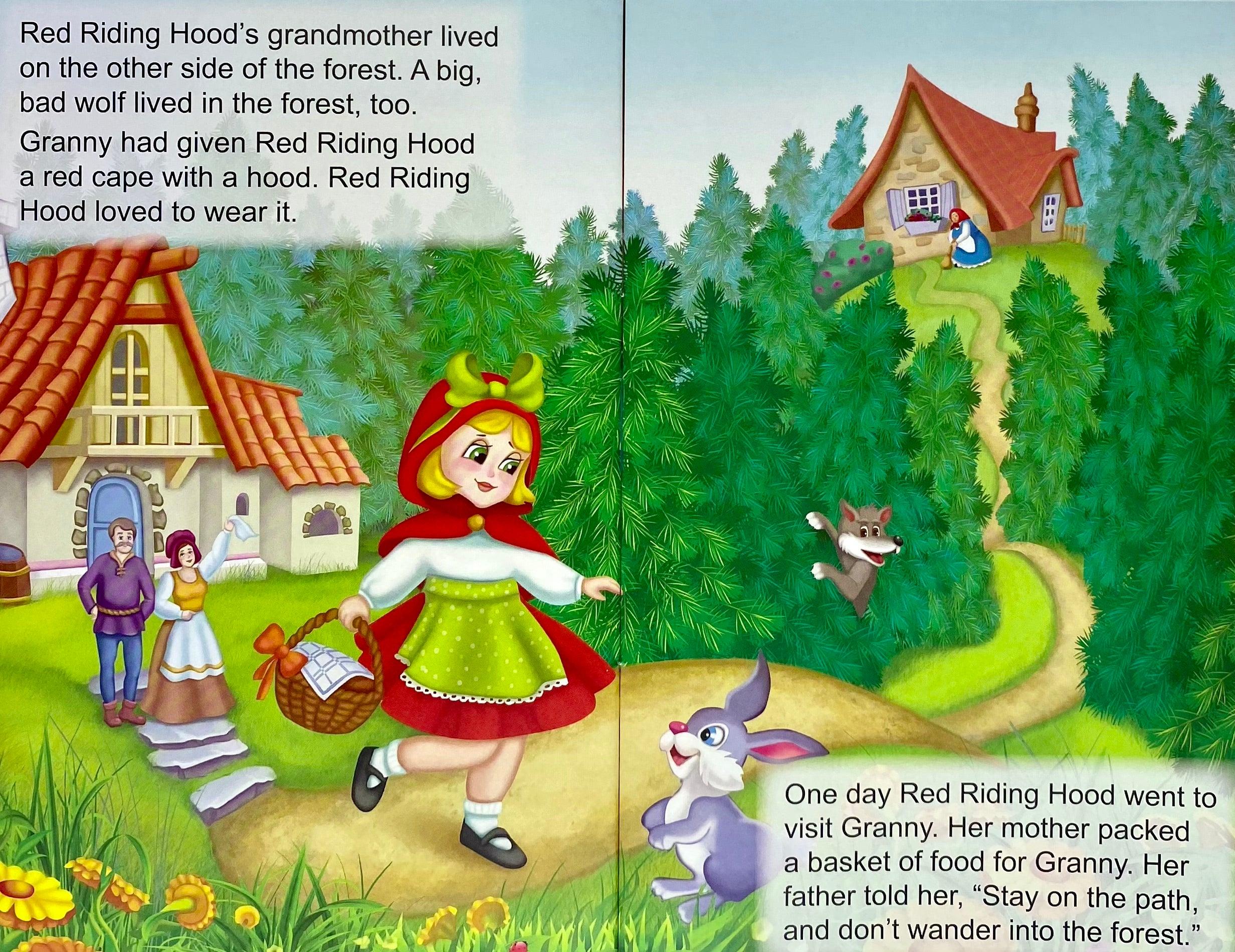 Classic Fairy Tales-Little Red Riding Hood- Large Print For Easy reading - Spectrawide Bookstore