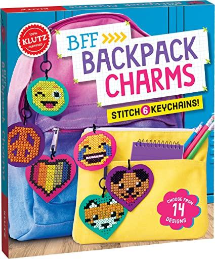 KLUTZ - BFF BACKPACK CHARMS - STITCH 6 KEYCHAINS! (Book and Craft Kit) - Spectrawide Bookstore