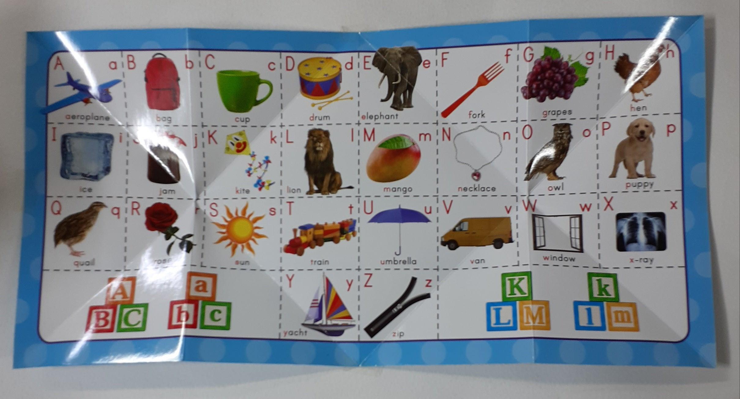 Alphabet - Fold Out - Learning the Fun Way - Spectrawide Bookstore