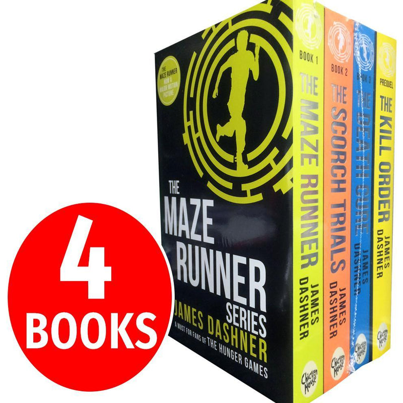 The Maze Runner 4 Book Boxed Set Series Books James Dashner Complete  Collection