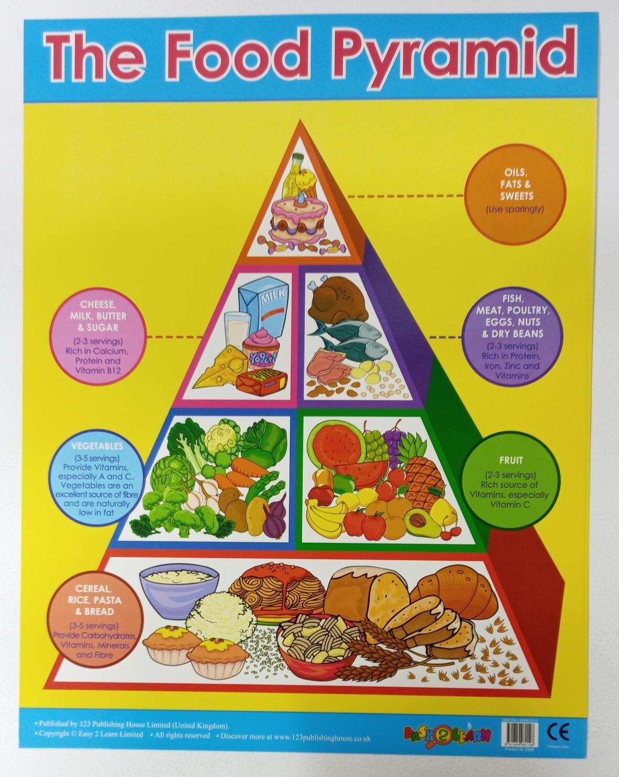 Charts - The Food Pyramid - Spectrawide Bookstore