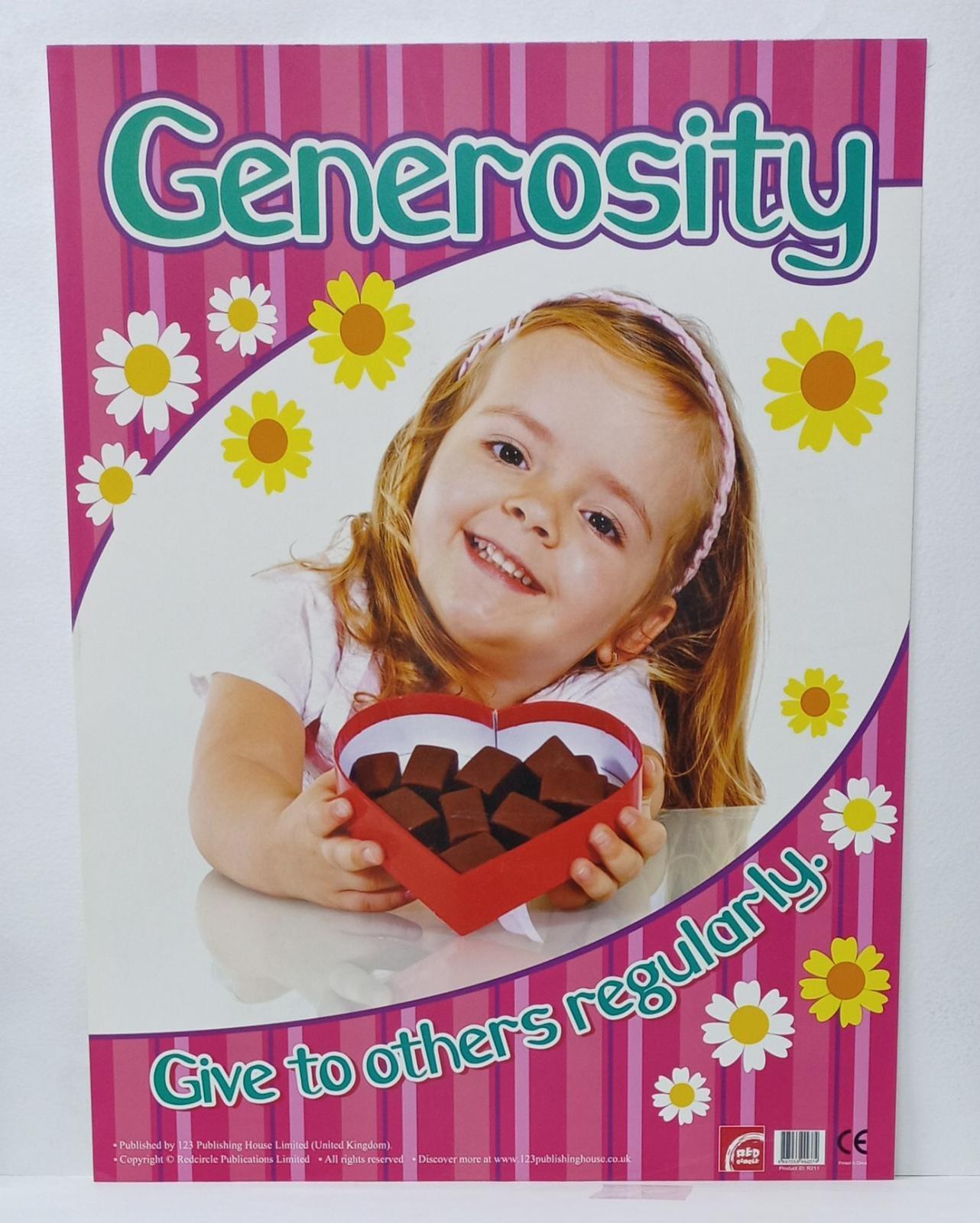 Charts - Generosity Chart - Spectrawide Bookstore