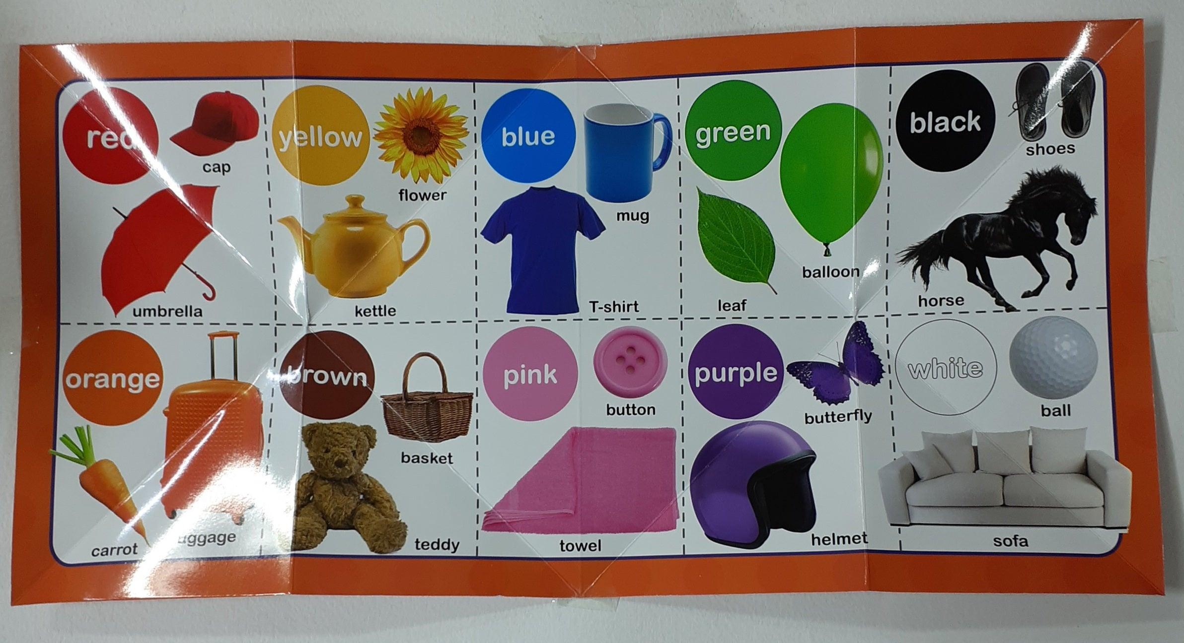 Colours - Fold Out - Learning the Fun Way - Spectrawide Bookstore