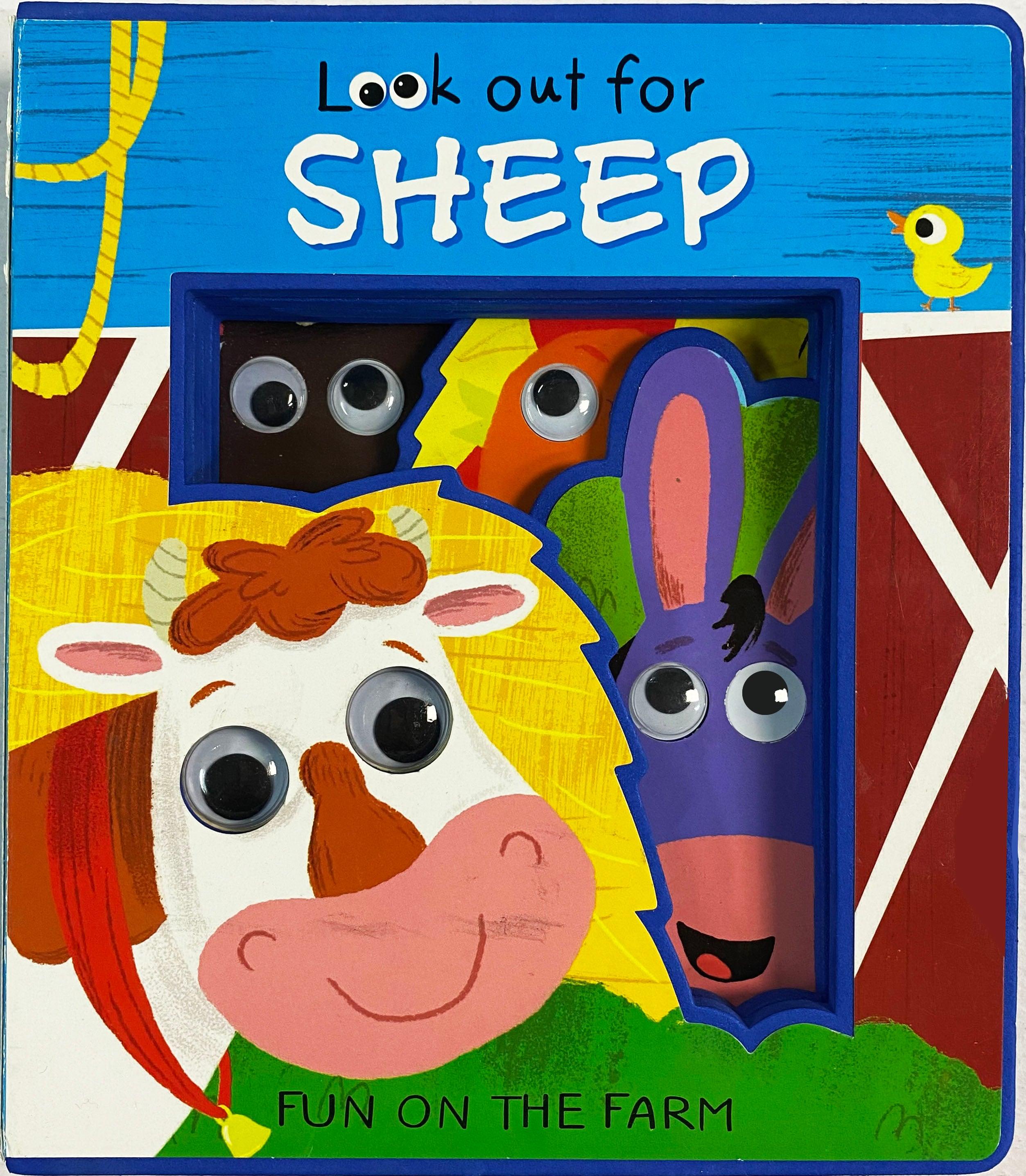 Look out for Sheep Fun On The Farm - Foam Book with Googly Eyes - Spectrawide Bookstore