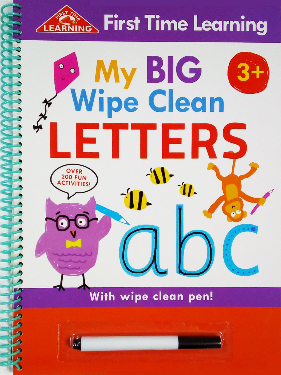 First Time Learning: My Big Wipe Clean - Letters - Spectrawide Bookstore