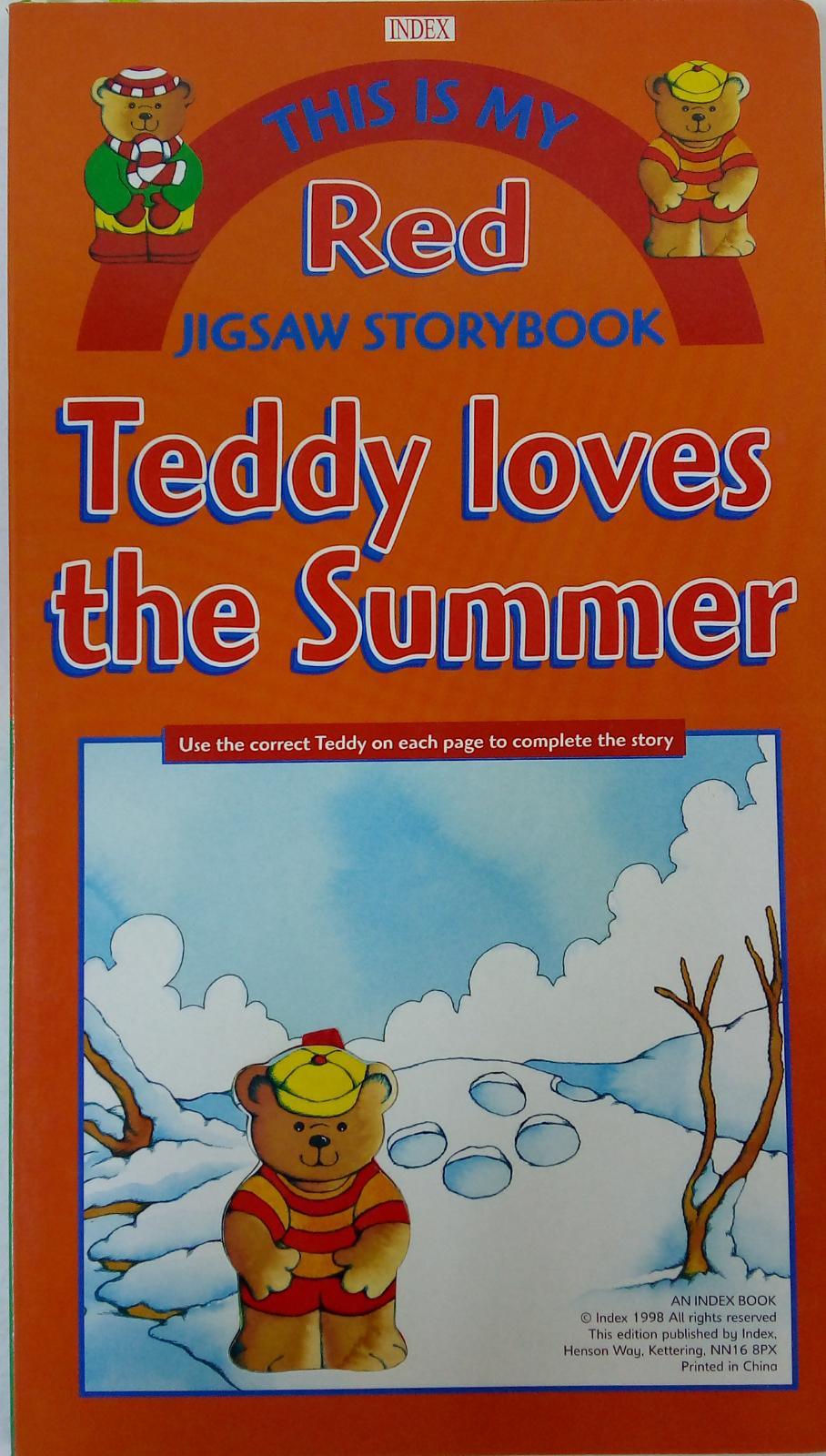 This is My Red Jigsaw Storybook Teddy Loves The Summer - Spectrawide Bookstore