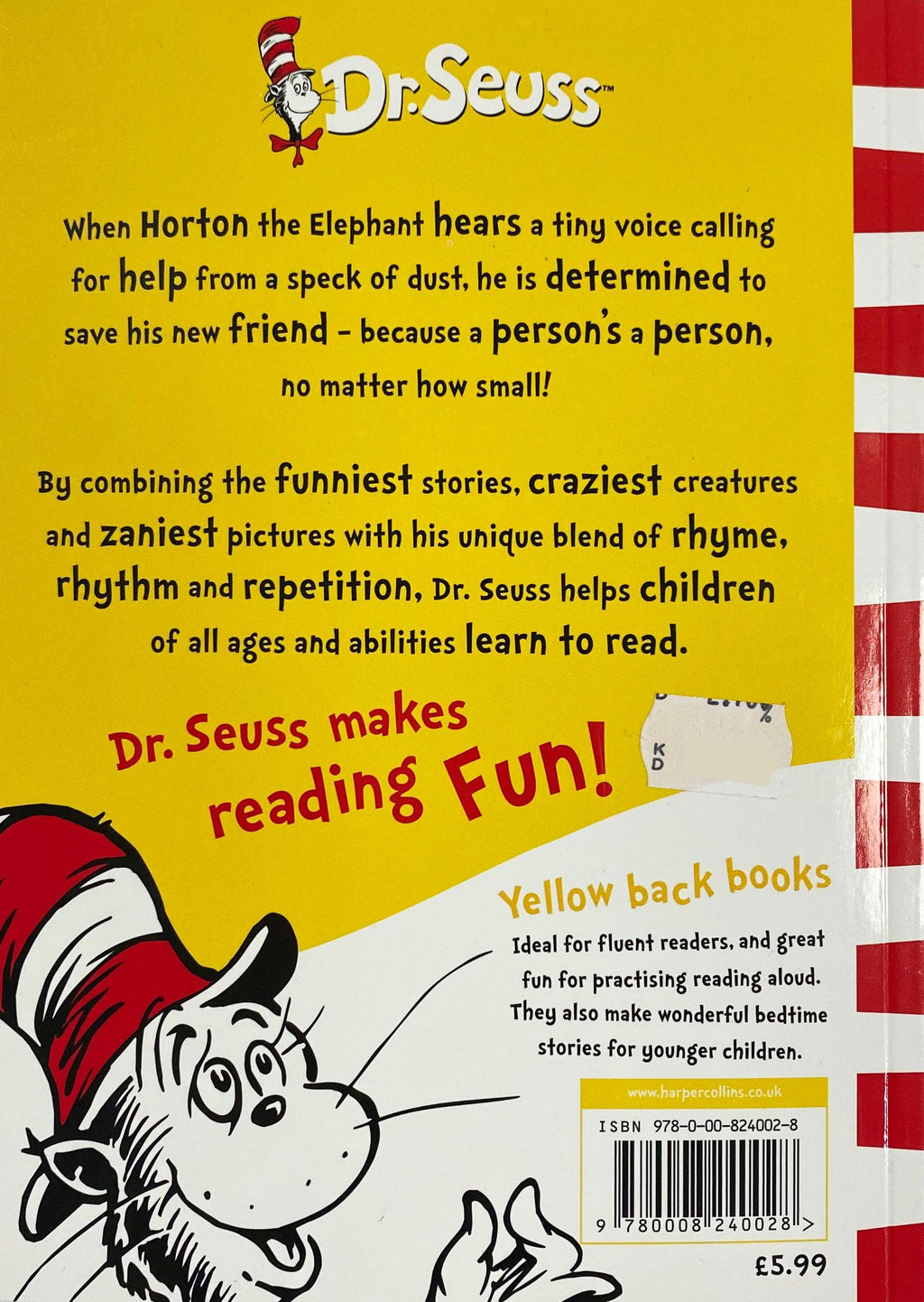 Dr Seuss Makes Reading FUN! Horton Hears A Who!