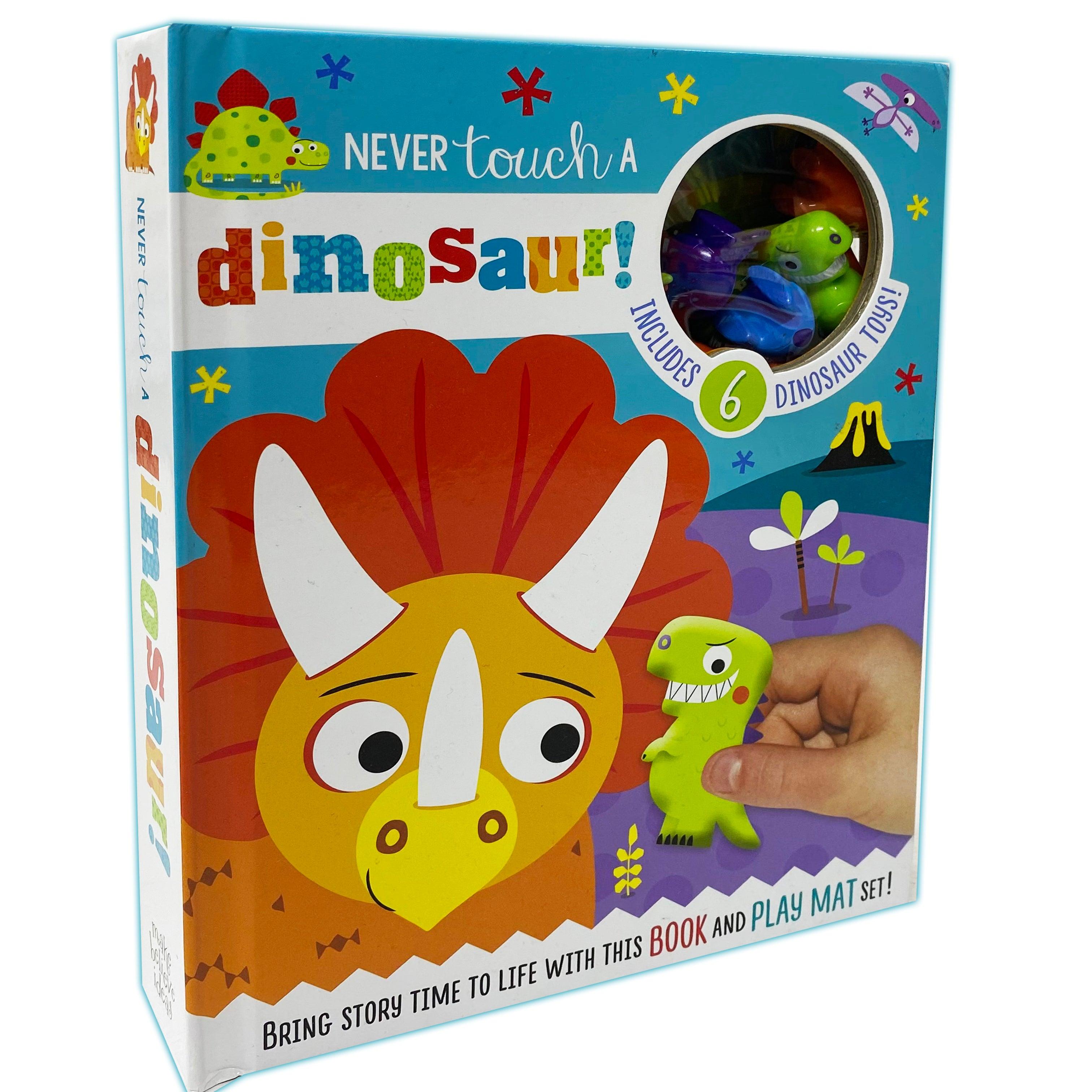 Never Touch a Dinosaur - Includes 6 Dinosaur Toys! - Spectrawide Bookstore