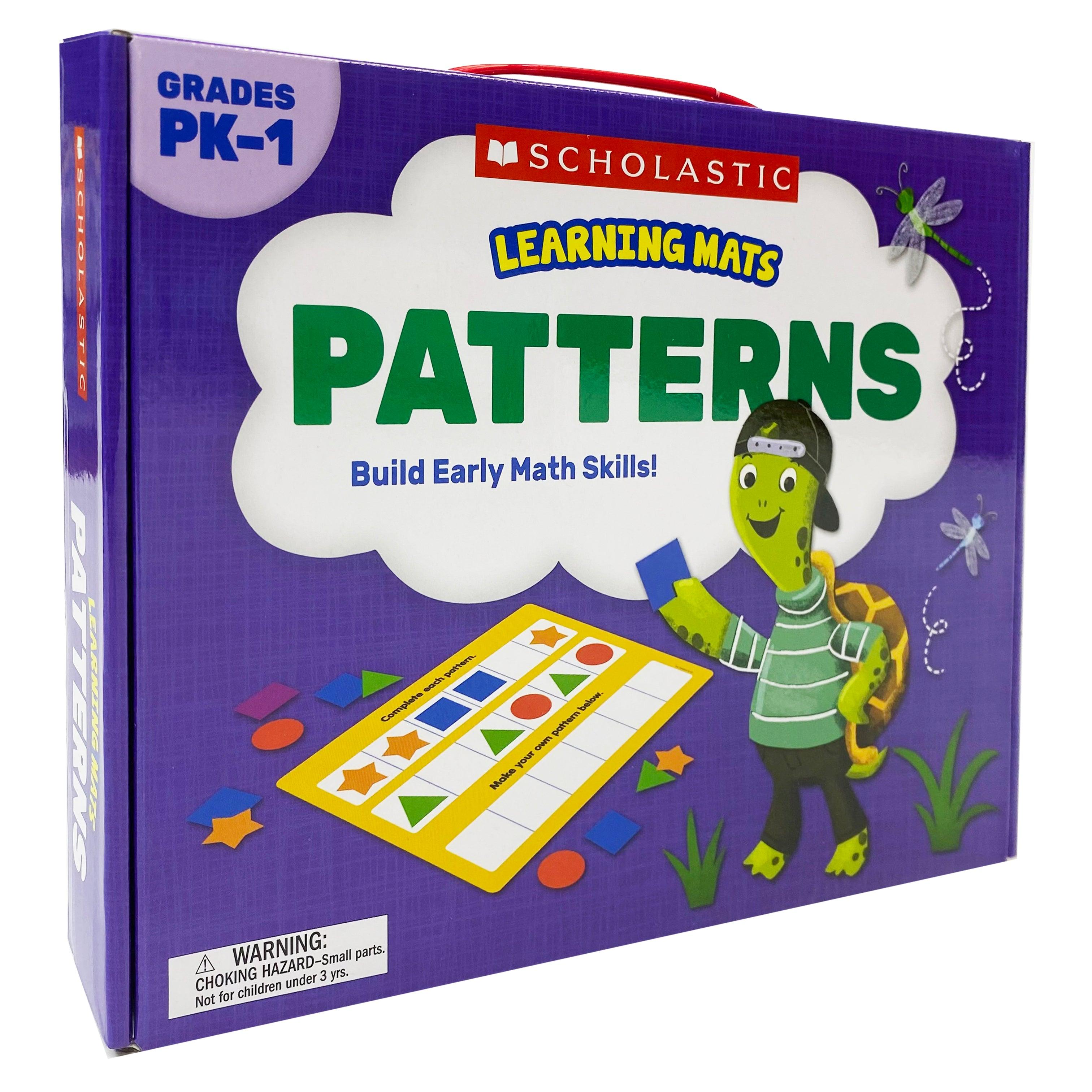Learning Mats - Patterns Build Early Math Skills Grades PreK-1 - Spectrawide Bookstore