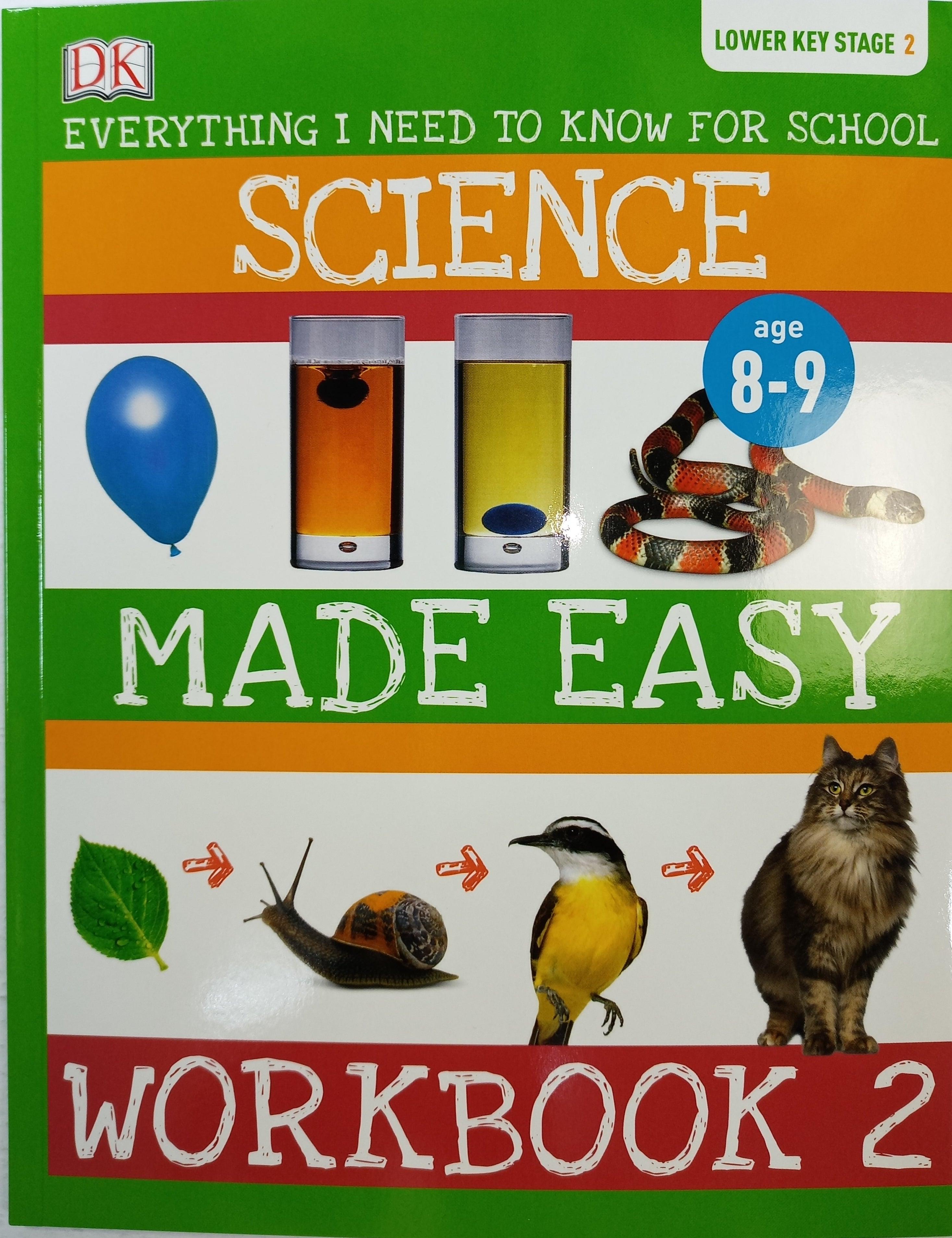 DK Key Stage 1: Science Made Easy Workbook 2 - Age 8-9 - Spectrawide Bookstore