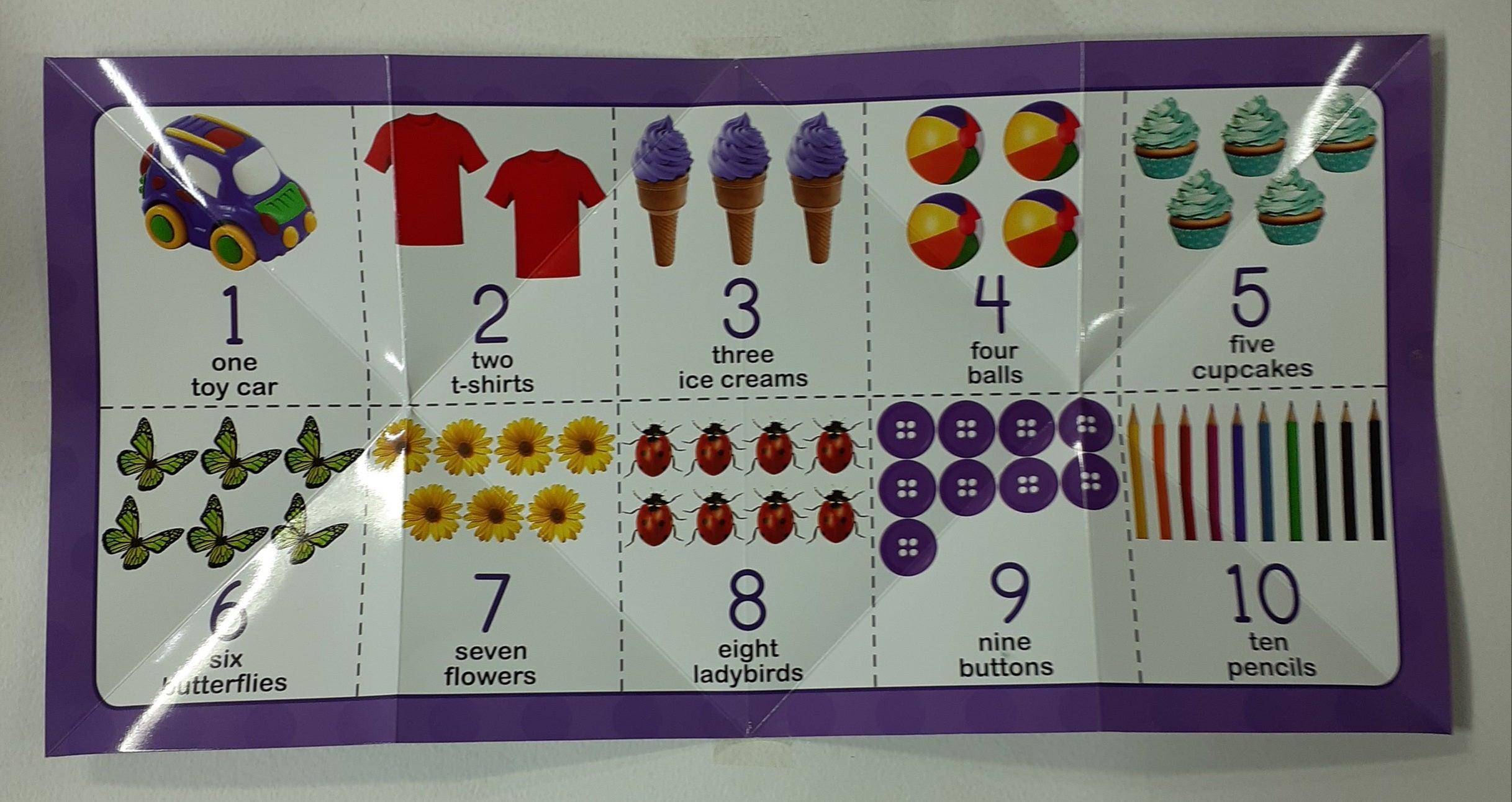 Numbers - Fold Out - Learning the Fun Way