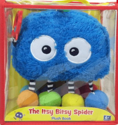 Jiggle & Discover - The Itsy Bitsy Spider Plush Book - Spectrawide Bookstore